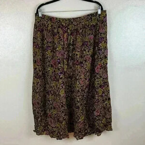 ADRIAN Jordan paisley skirt. Size 18.